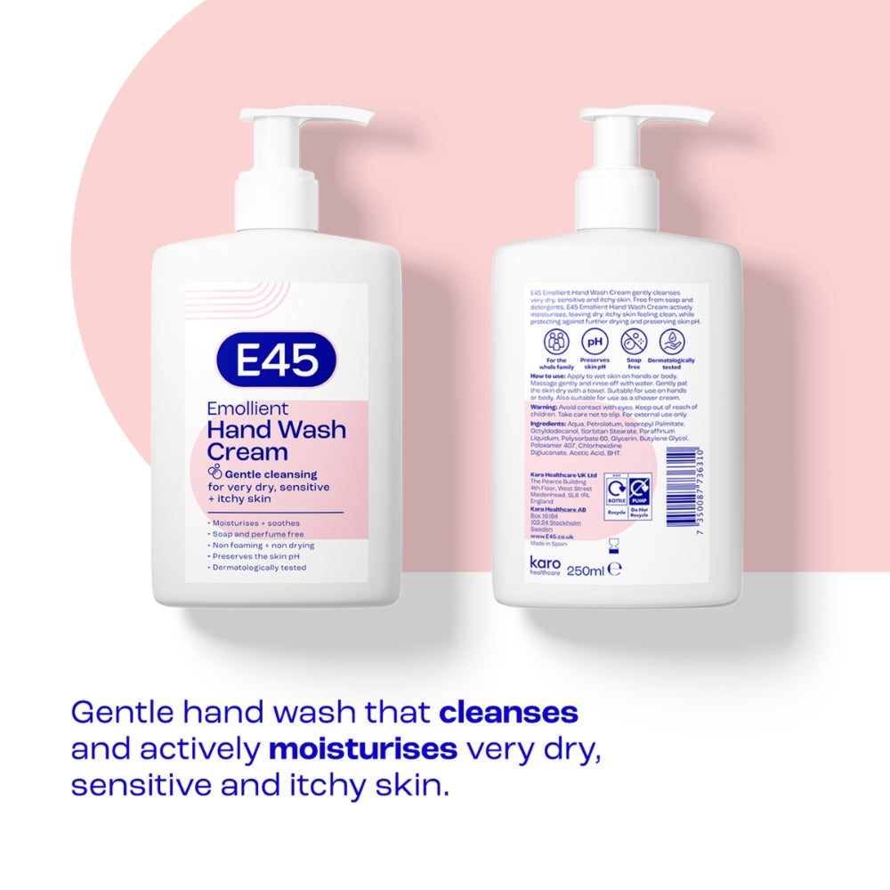 E45 Emollient Body Wash Cream 250ml
