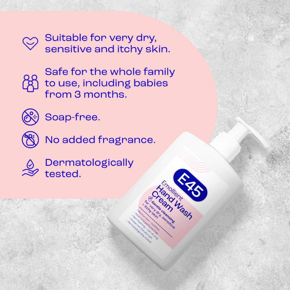 E45 Emollient Body Wash Cream 250ml