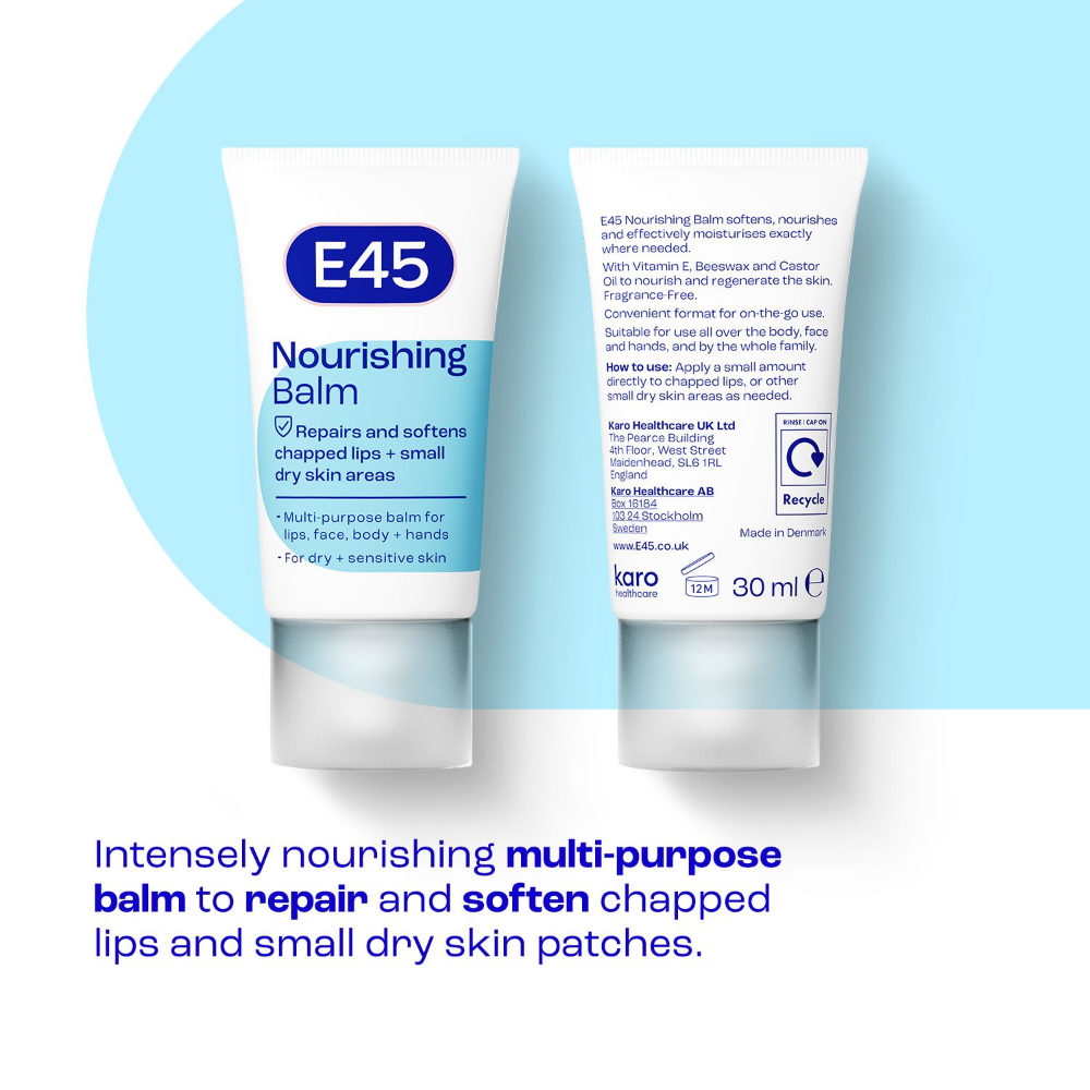 E45 Lips & Dry Skin Multi-Purpose Nourishing Balm 30ml