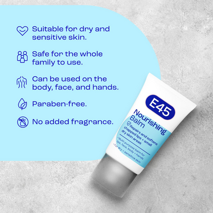 E45 Lips & Dry Skin Multi-Purpose Nourishing Balm 30ml