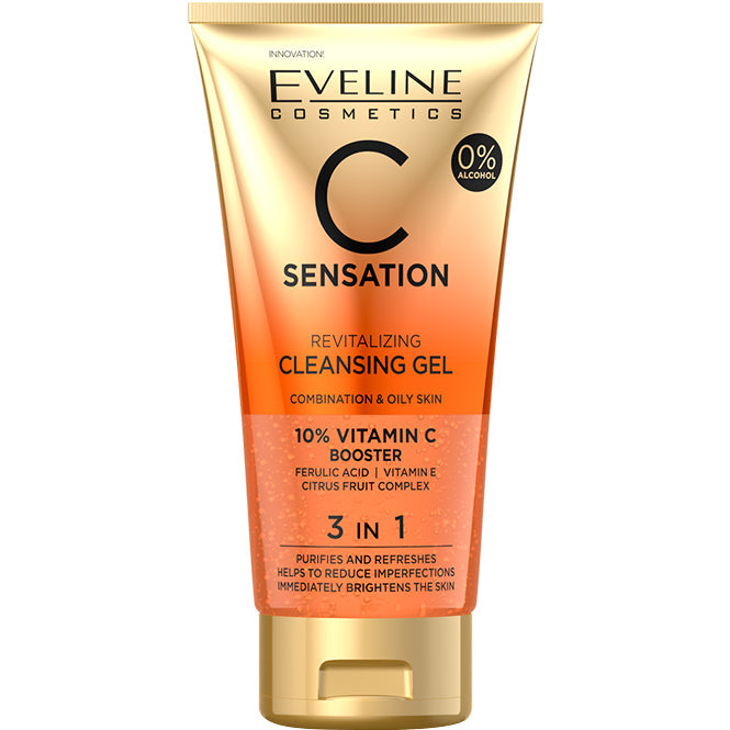 Eveline Cosmetics C Sensation Revitalising Cleansing Gel 150ml