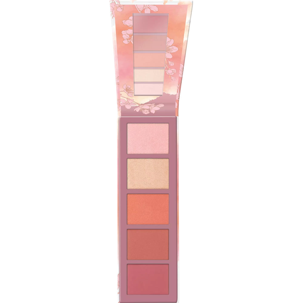 Essence Peachy Blossom 5 Colour Blush & Highlighter Makeup Palette