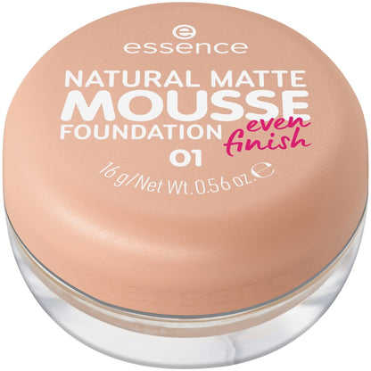 Essence Natural Matte Mousse Foundation 16g