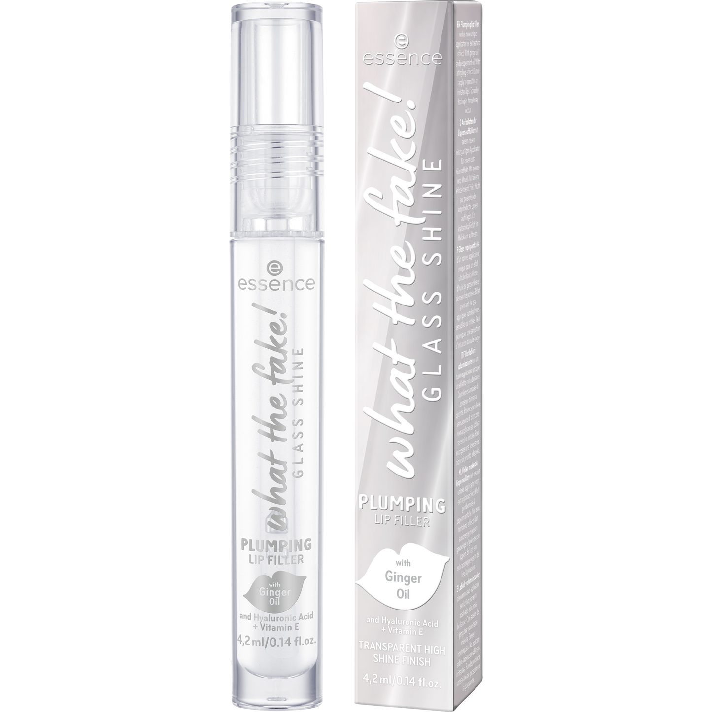 Essence What The Fake Glass Shine Lip Filler 01 Oh So Glassy 4.2ml