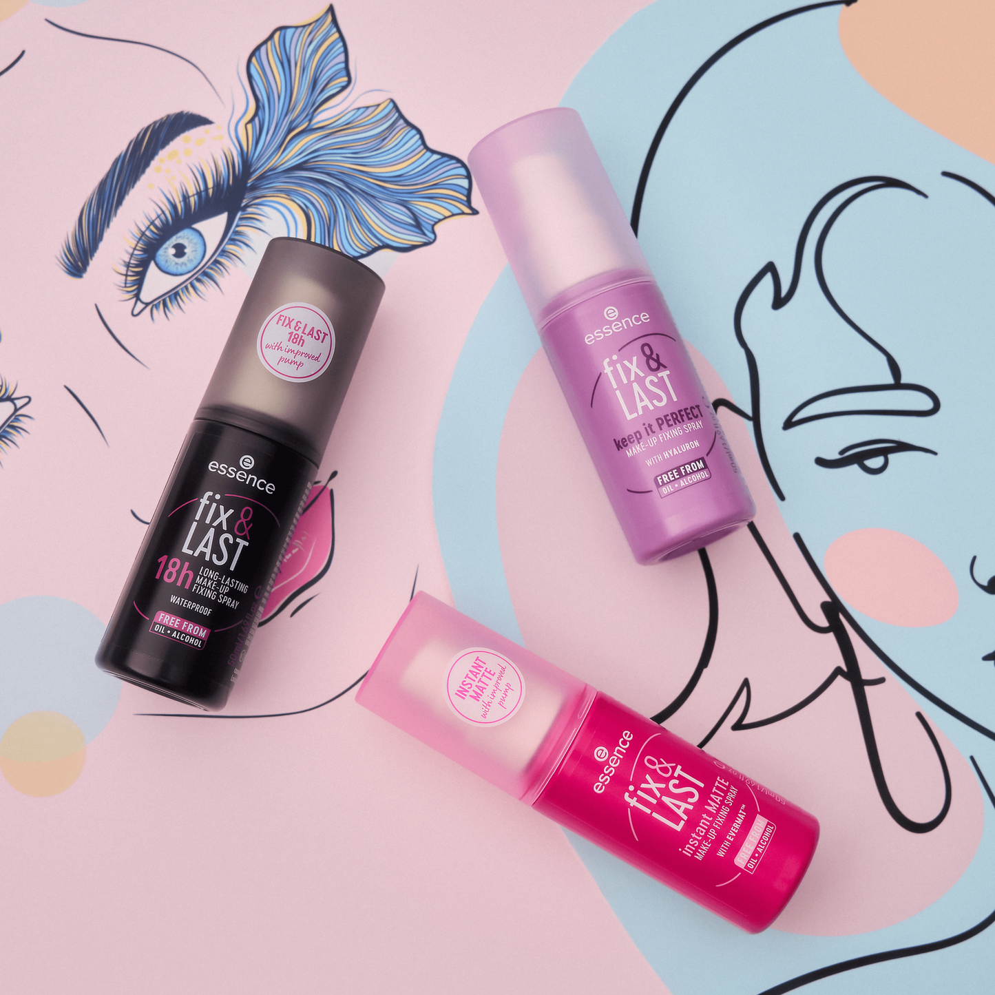 Essence Fix & Last Instant Matte Makeup Fixing Spray 50ml