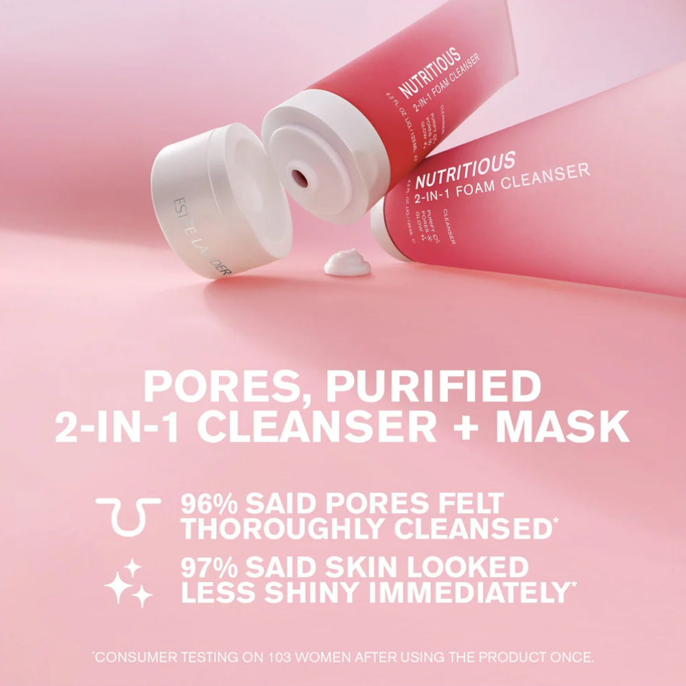 Estée Lauder Nutritious 2-In-1 Foam Cleanser 125ml