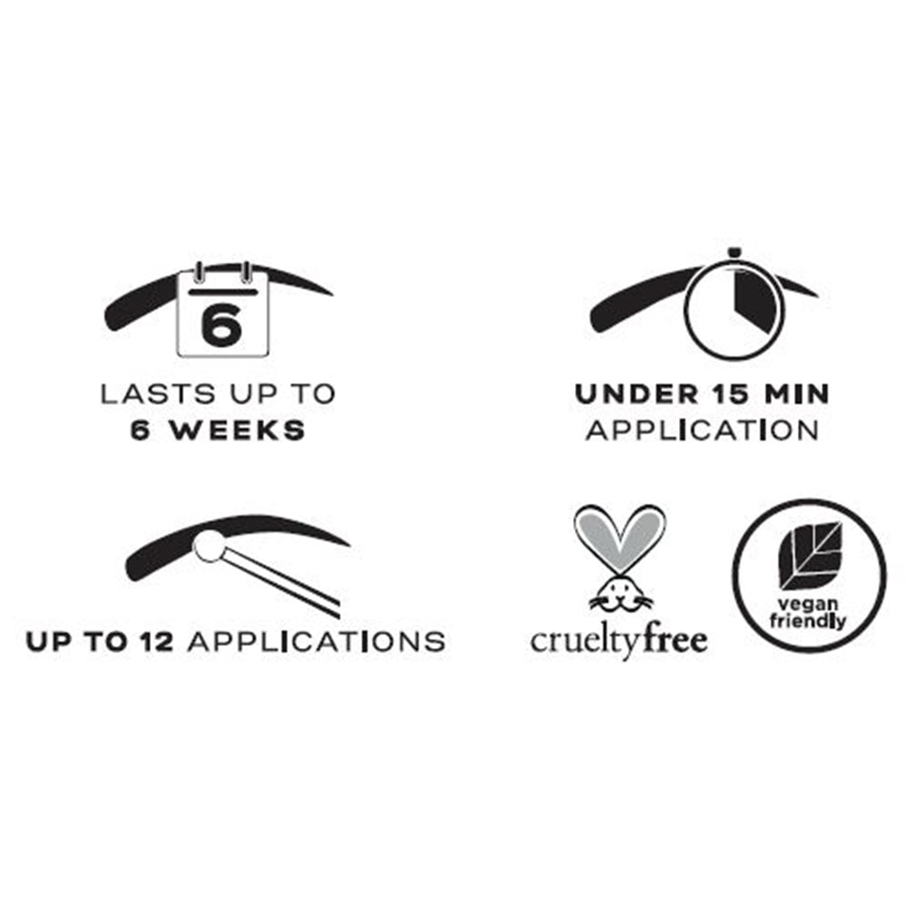 Eylure Dybrow Dye Kit Dark Brown