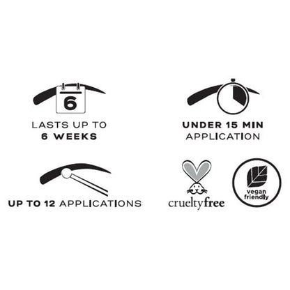 Eylure Dybrow Dye Kit Dark Brown