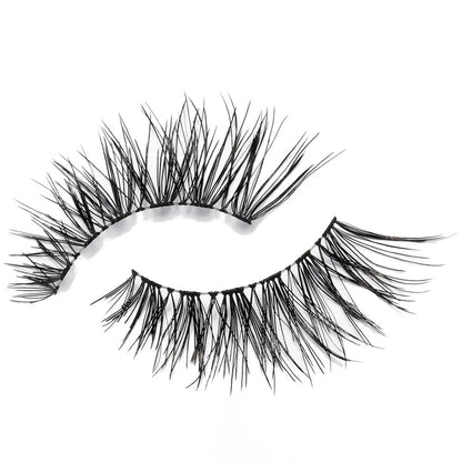Eylure 3/4 Length 008 Light & Wispy Strip Lashes Black