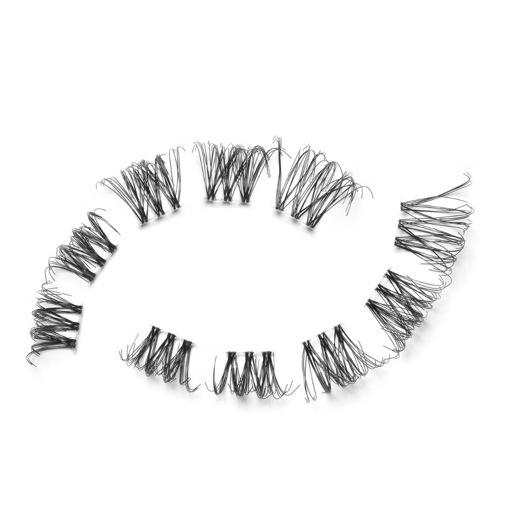 Eylure Salon Volume & Curl Voluminous Individual Assorted Length Lash Clusters Black x36