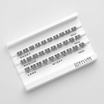 Eylure Underlash Salon Lash Extensions Individual Lash Clusters Wispy Black x30