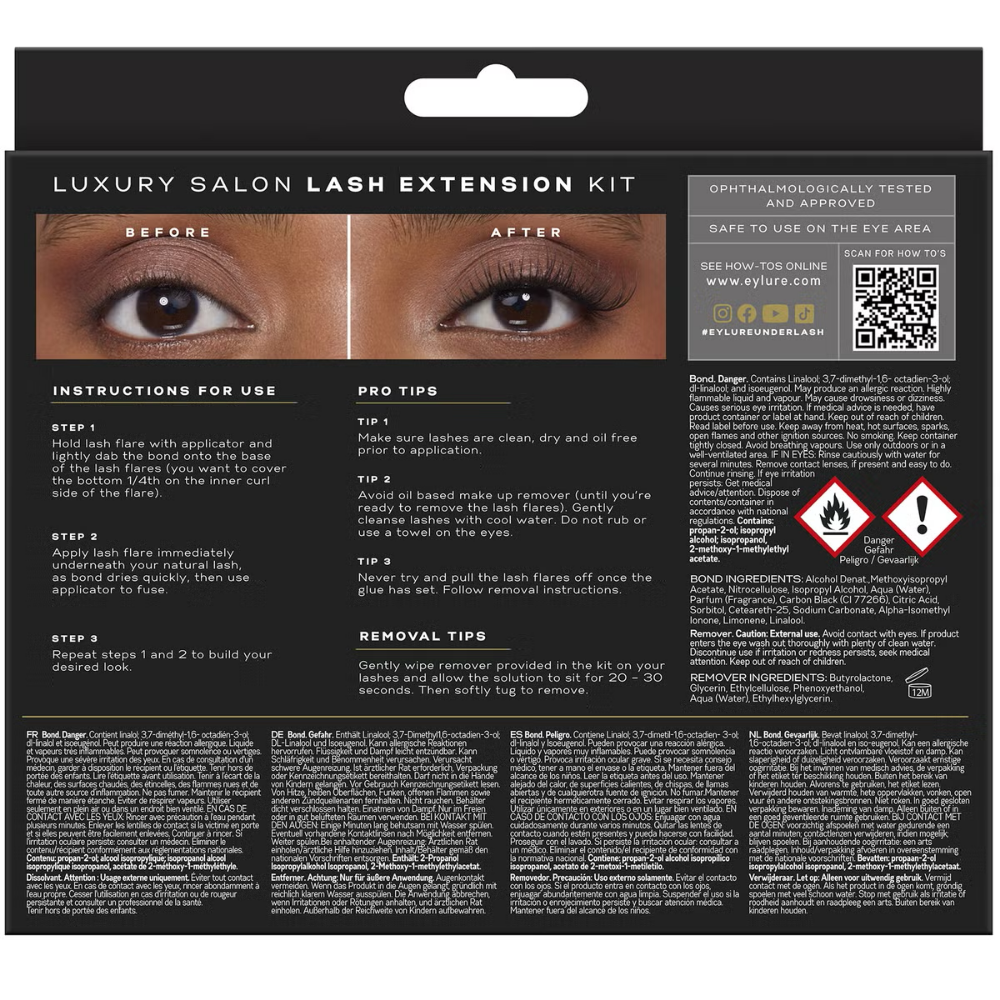 Eylure Underlash Natural Curl Salon Lash Extension Kit
