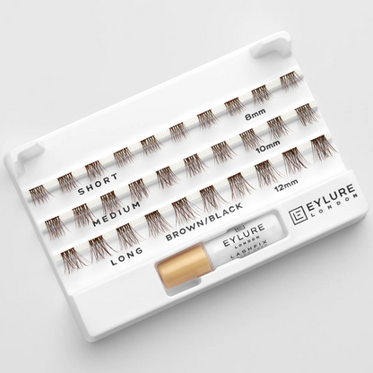 Eylure Salon Clusters Individual Lash Clusters Brown/Black x30