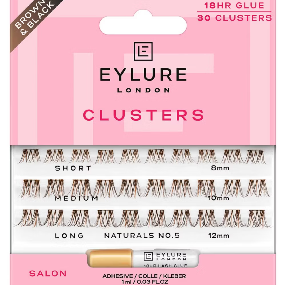 Eylure Salon Clusters Individual Lash Clusters Naturals 05 Brown/Black x30
