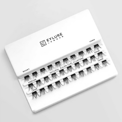 Eylure Underlash Pre-Glued Naturals Salon Curl Individual Lash Clusters Black x30