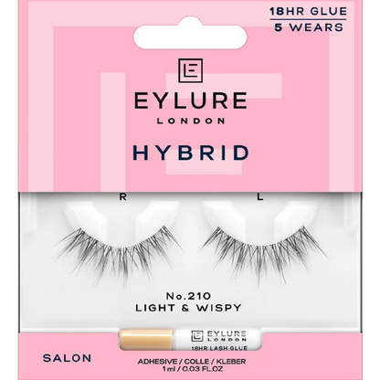 Eylure Hybrid 210 Light & Wispy Strip Lashes Black