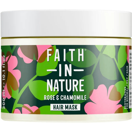 Faith In Nature Wild Rose & Chamomile Restoring Hair Mask 300ml