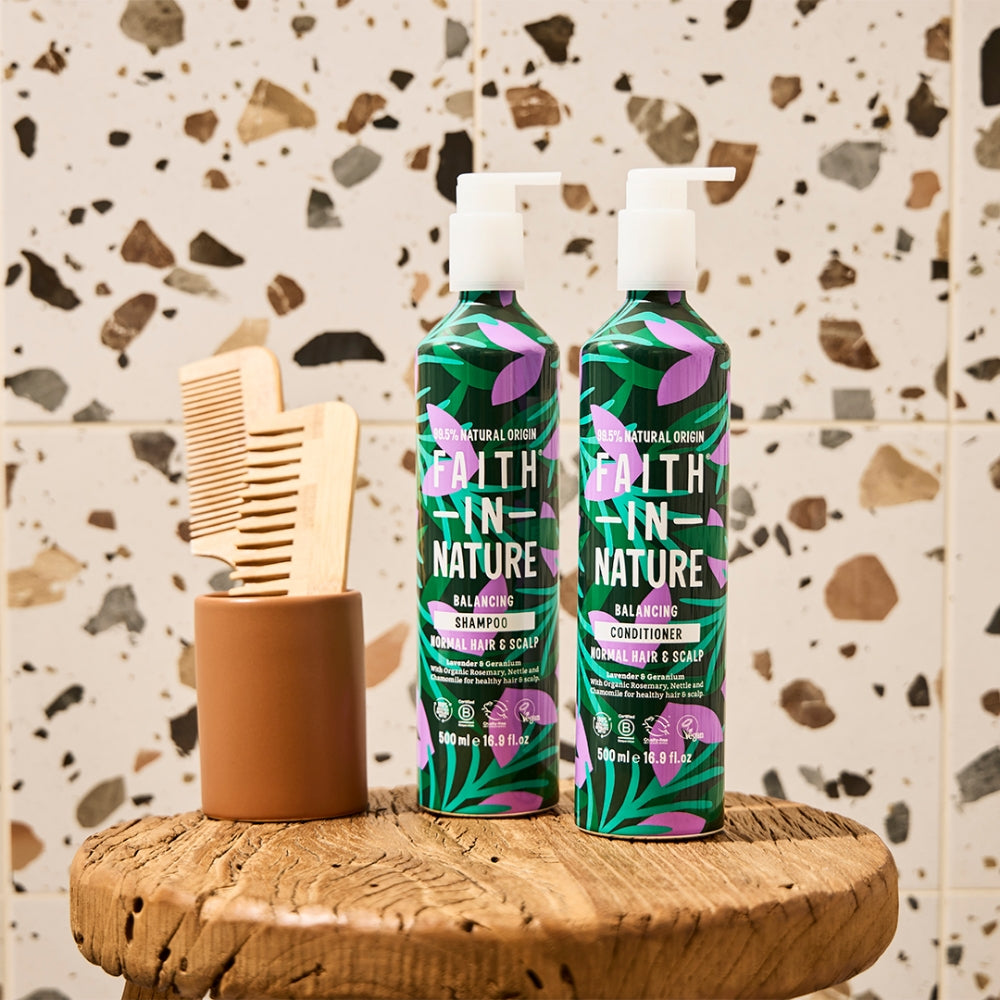 Faith In Nature Lavender & Geranium Shampoo Aluminium Bottle 500ml