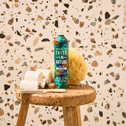 Faith In Nature Coconut Body Wash Aluminium Bottle 500ml
