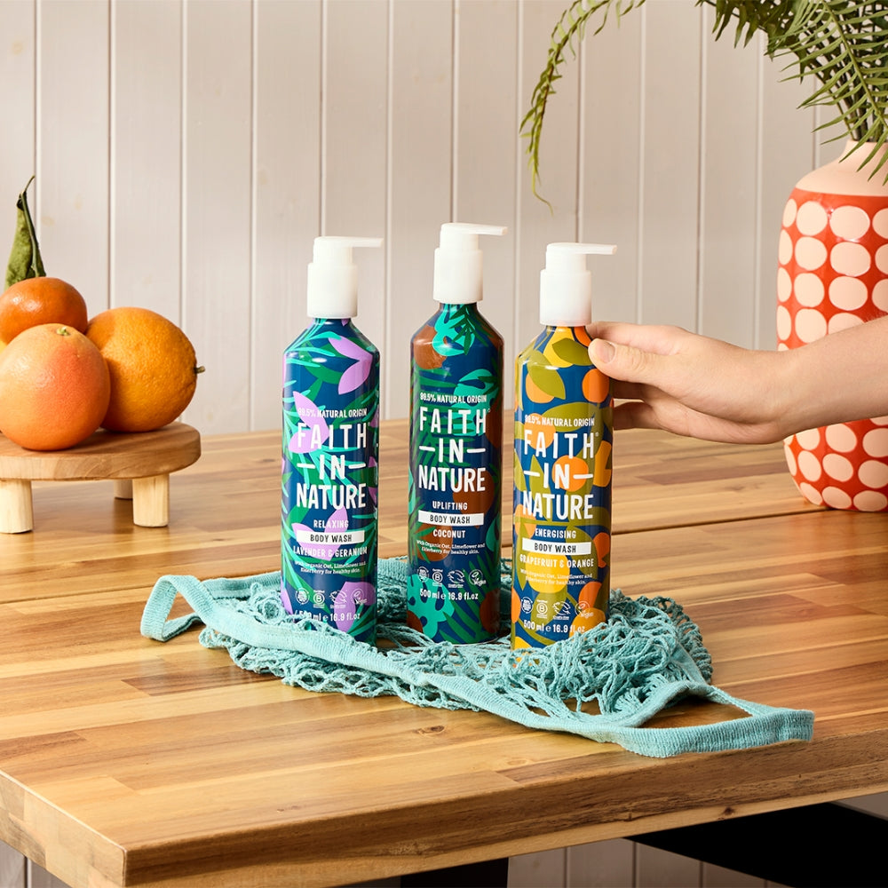 Faith In Nature Coconut Body Wash Aluminium Bottle 500ml