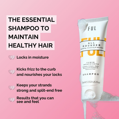 FUL All Rounder Moisture Shampoo Deluxe Mini 75ml