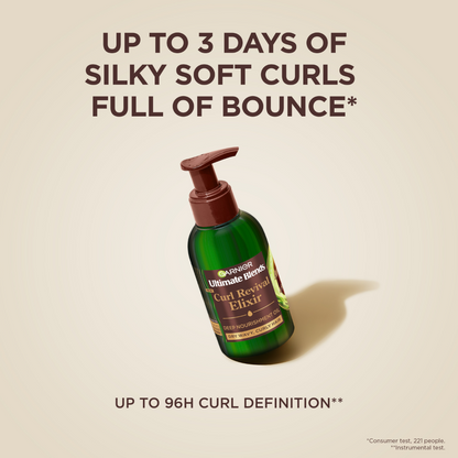 Garnier Ultimate Blends Curl Revival Elixir Avocado Oil & Shea Butter Deep Nourishment Oil 120ml