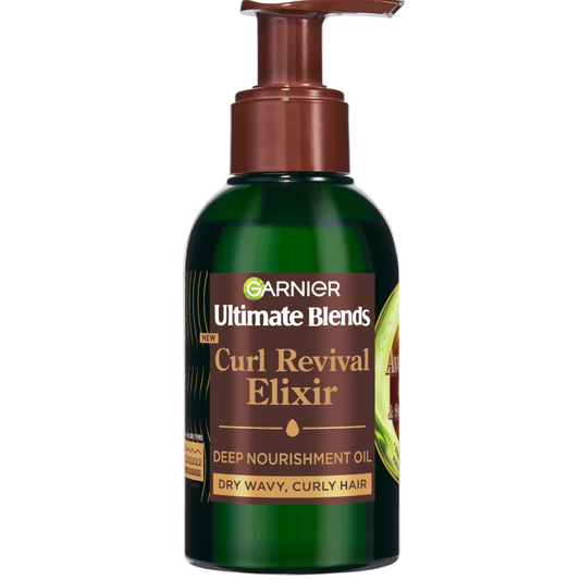 Garnier Ultimate Blends Curl Revival Elixir Avocado Oil & Shea Butter Deep Nourishment Oil 120ml