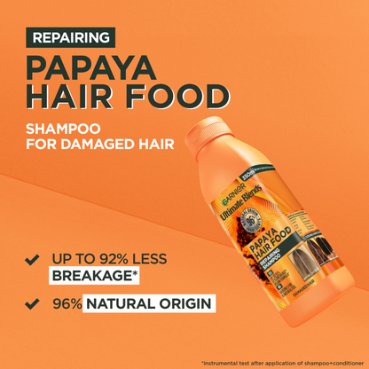 Garnier Ultimate Blends Papaya Hair Food Repairing Shampoo 350ml