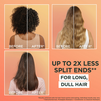 Garnier Ultimate Blends Pineapple Hair Food Glowing Lengths Multi-Use Hair Mask 400ml