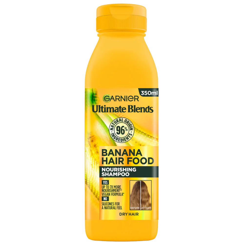 Garnier Ultimate Blends Banana Hair Food Nourishing Shampoo & Conditioner Twin 2 x 350ml