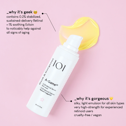 Geek & Gorgeous A-Game 20 0.2% Retinal Serum 30ml