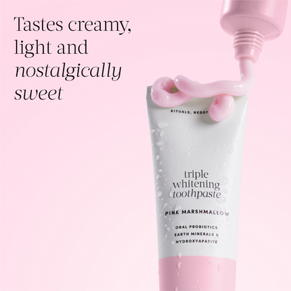 Gem Triple Whitening Toothpaste Pink Marshmallow 100g