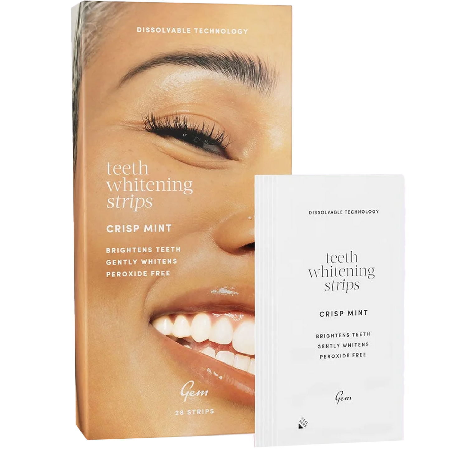 Gem Dissolvable Teeth Whitening Strips x28