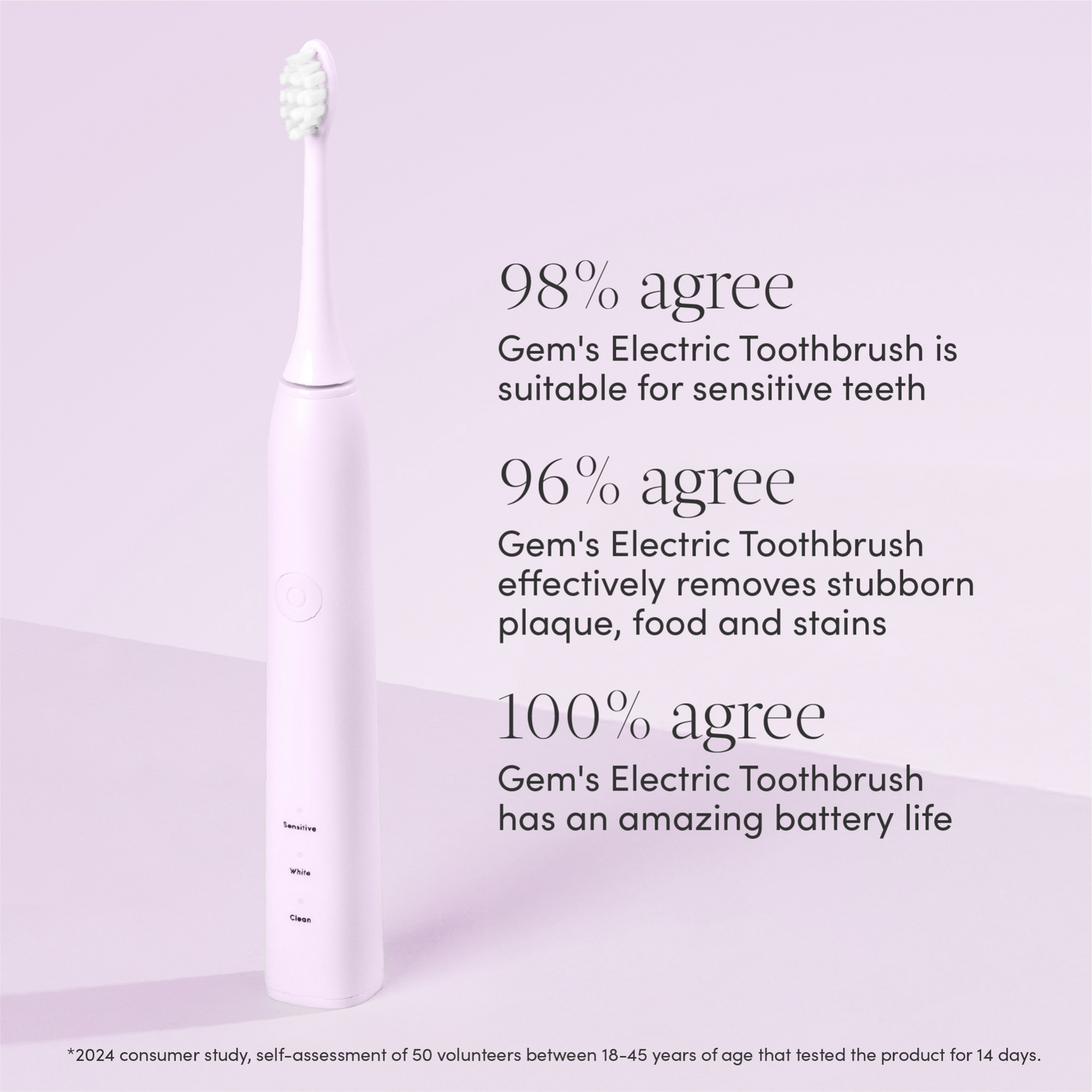 Gem Electric Toothbrush Rose