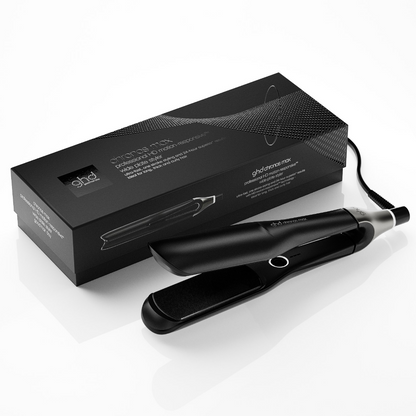 ghd Chronos Max Wide Plate Hair Straightener, 3x Faster Styling with 90% More Shine Black
