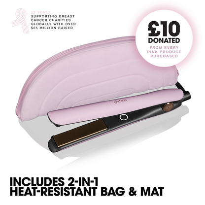 ghd Limited Edition Gold Professional Advanced Hair Straightener Pink Sorbet