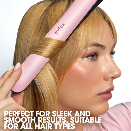 ghd Limited Edition Gold Professional Advanced Hair Straightener Pink Sorbet
