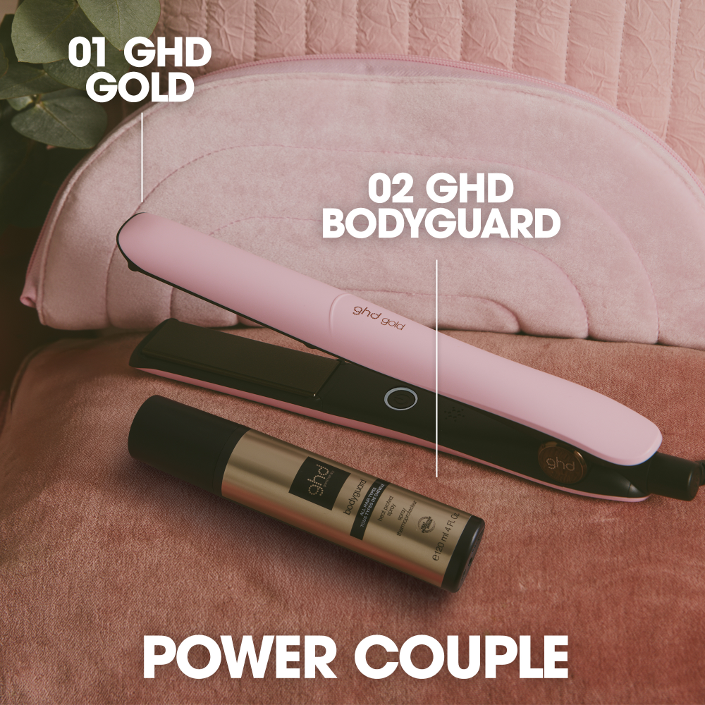 ghd Limited Edition Gold Professional Advanced Hair Straightener Pink Sorbet