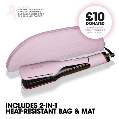 ghd Limited Edition Duet Style 2-in-1 Hot Air Straightener, Drier & Styler Pink Sorbet