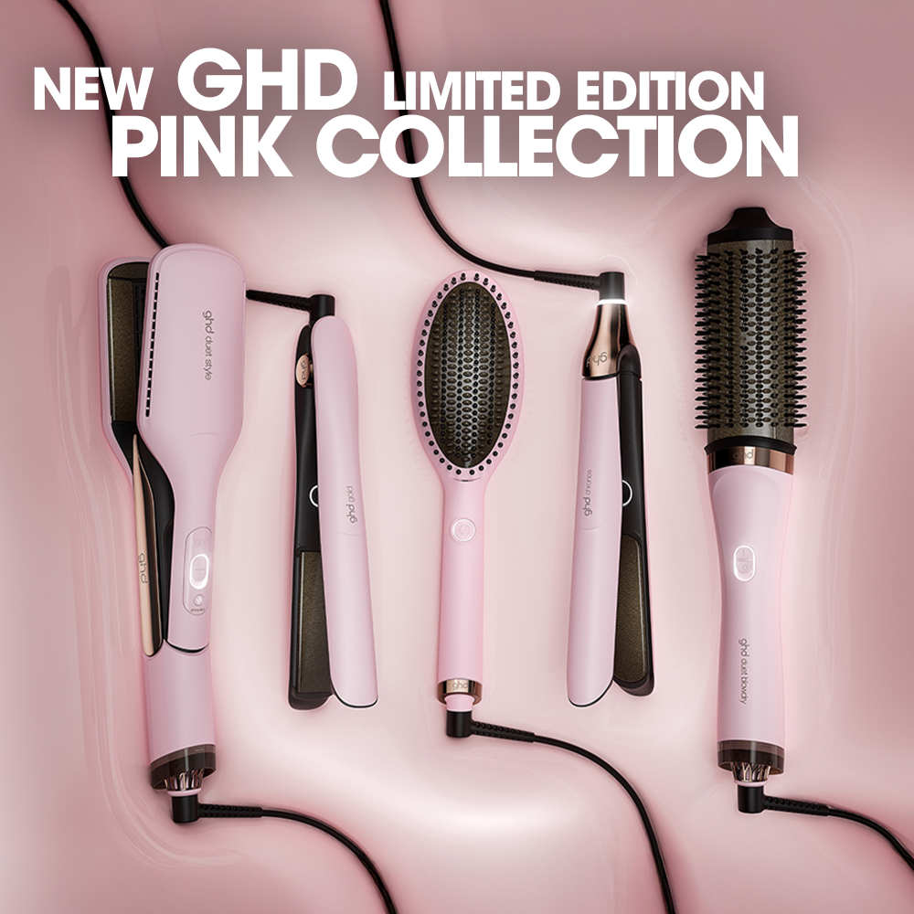 ghd Limited Edition Duet Style 2-in-1 Hot Air Straightener, Drier & Styler Pink Sorbet