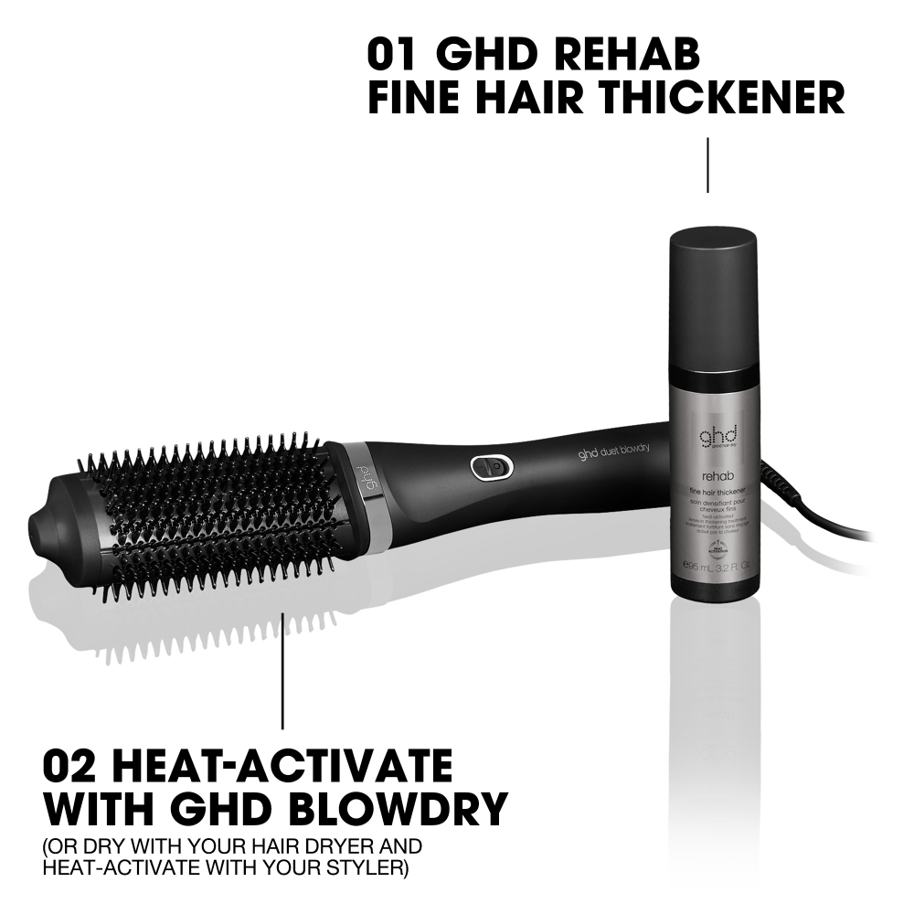 ghd Rehab Fine Hair Thickener Leave-In Thickening Treatment 95ml