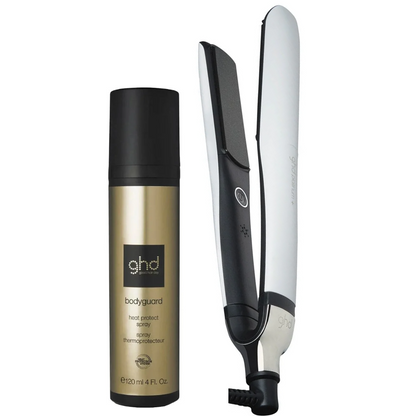 ghd Platinum+ Smart Styler White & Heat Protection Spray Duo