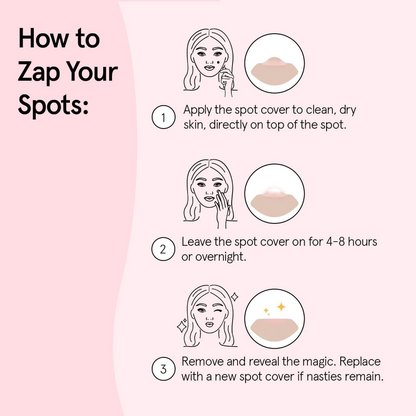 Grace & Stella Hydrocolloid Pimple Patches Multishape x36