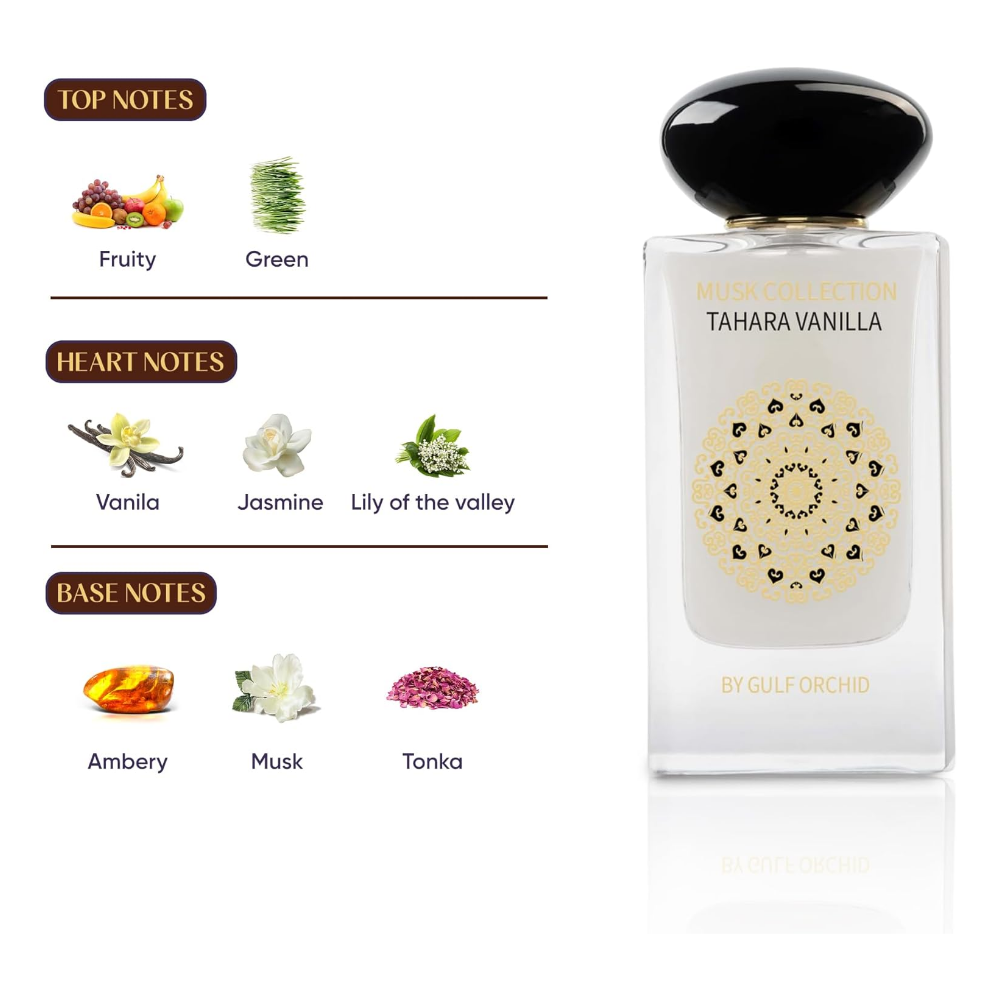 Gulf Orchid Tahara Vanilla Musk Collection Eau De Parfum 60ml