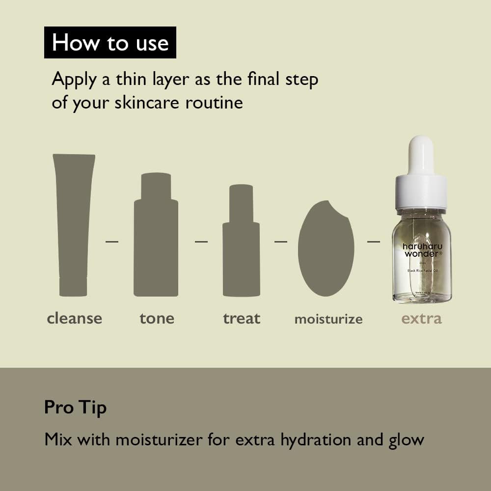Haruharu Wonder Black Rice Facial Oil 10ml