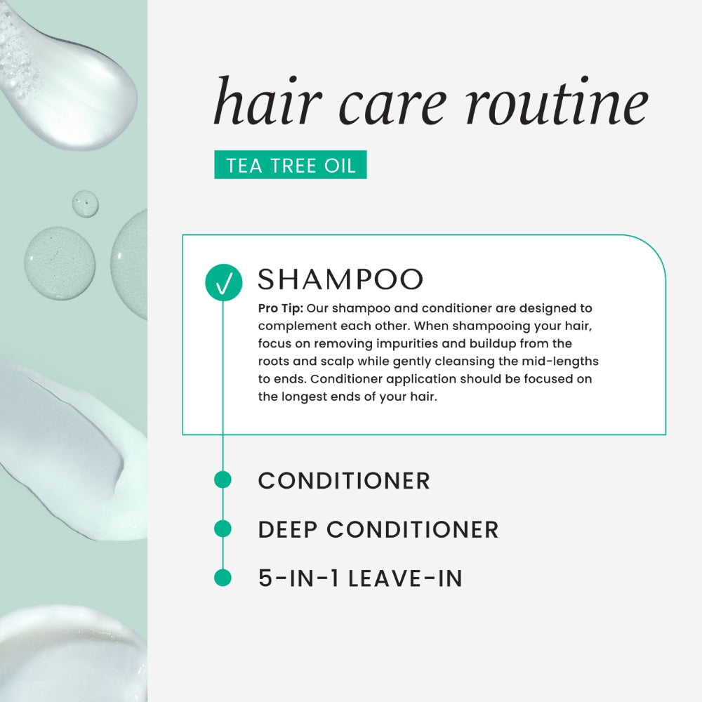 Hask Tea Tree Oil Invigorating Shampoo 355ml