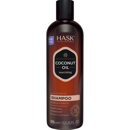 Hask Monoi Coconut Oil Nourishing Shampoo & Conditioner Twin 2 x 355ml