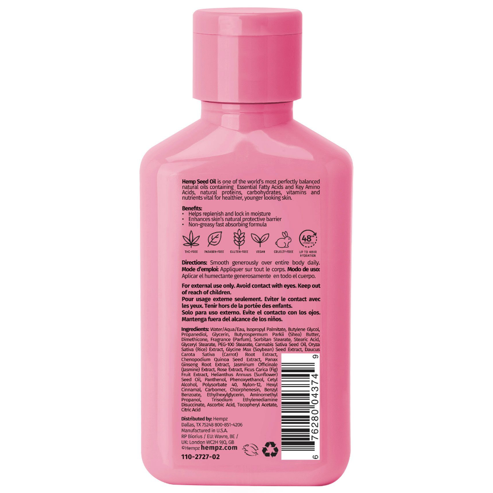 Hempz Mini Sweet Jasmine & Rose Herbal Body Moisturiser 66ml