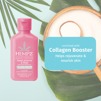Hempz Mini Sweet Jasmine & Rose Herbal Body Moisturiser 66ml