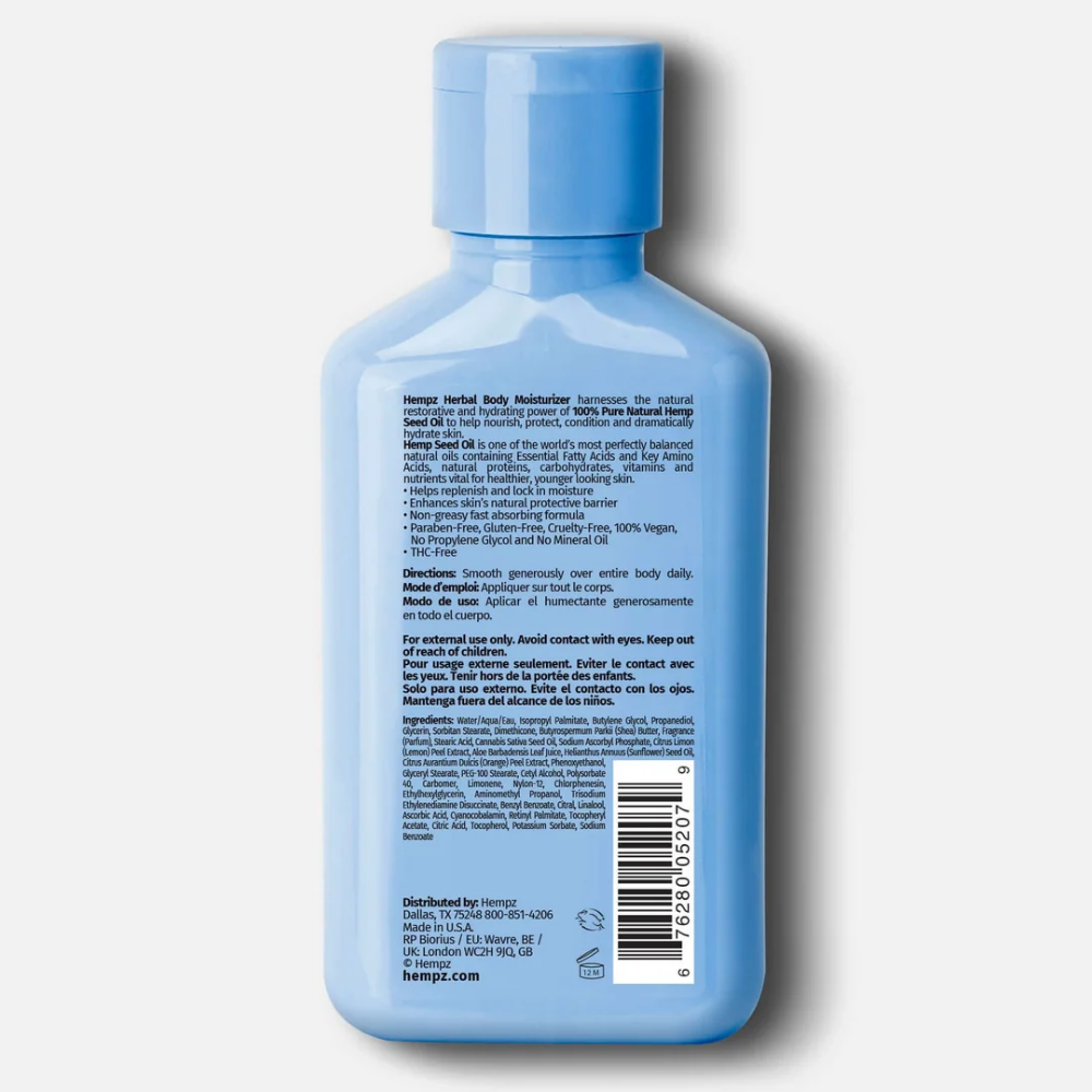Hempz Mini Ocean Breeze Herbal Body Moisturiser 66ml